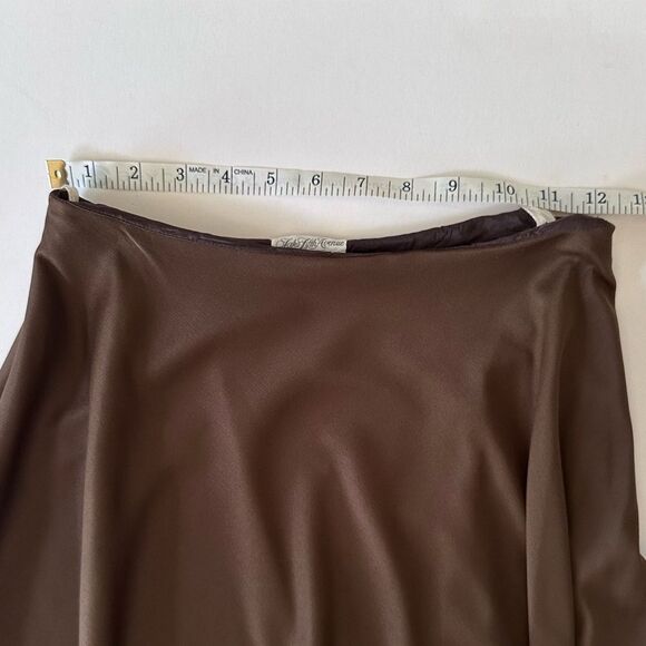 1970s Vintage Emilio Pucci Chocolate Brown Jersey Maxi Skirt Saks Fifth Ave S/XS - Picture 12 of 16